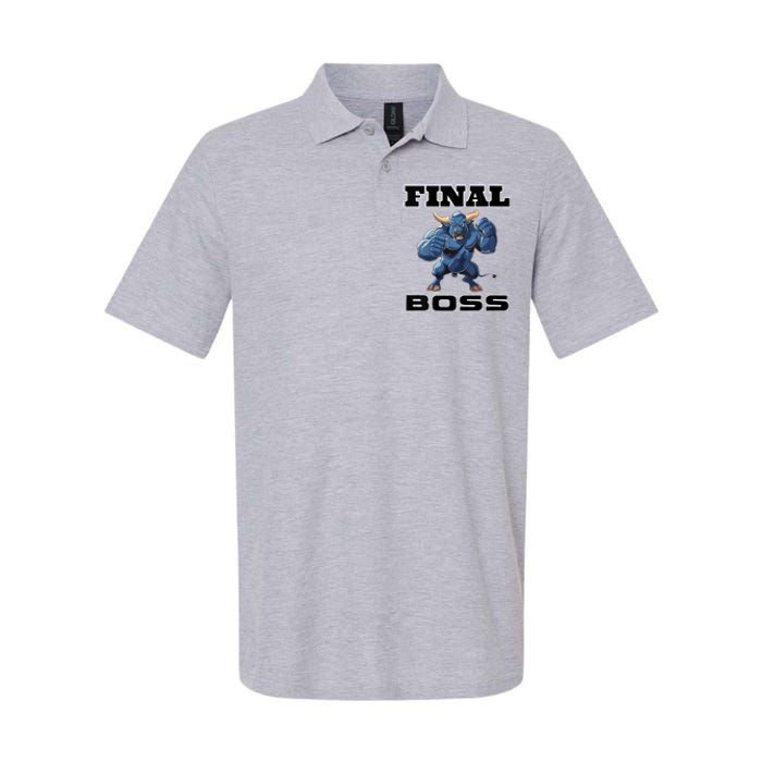 Wrestlings Final Boss Softstyle Adult Sport Polo