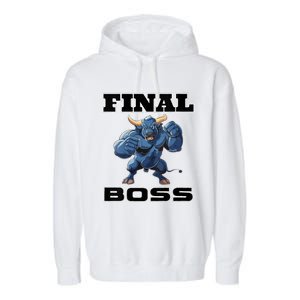 Wrestlings Final Boss Garment-Dyed Fleece Hoodie