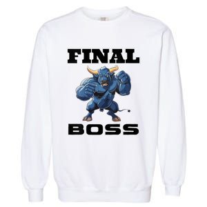 Wrestlings Final Boss Garment-Dyed Sweatshirt