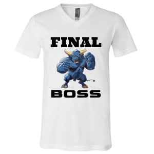 Wrestlings Final Boss V-Neck T-Shirt