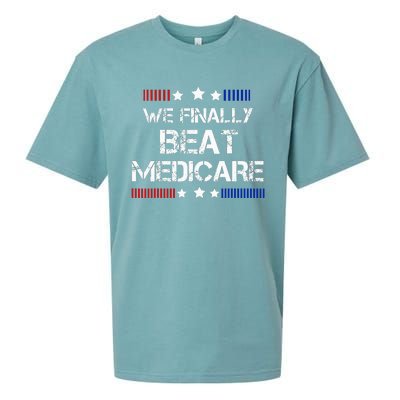 We Finally Beat Medicare Sueded Cloud Jersey T-Shirt