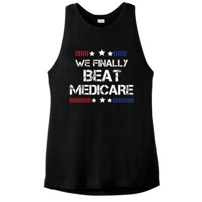 We Finally Beat Medicare Ladies PosiCharge Tri-Blend Wicking Tank