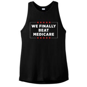 We Finally Beat Medicare Ladies PosiCharge Tri-Blend Wicking Tank