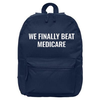 We Finally Beat Medicare 16 in Basic Backpack