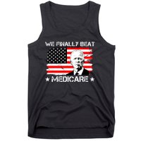 We Finally Beat Medicare Funny Anti Biden Tank Top