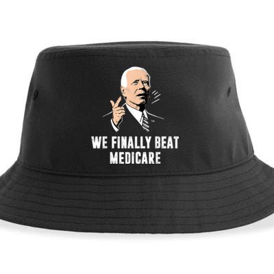 We Finally Beat Medicare Joe Biden Sustainable Bucket Hat