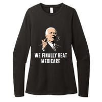 We Finally Beat Medicare Joe Biden Womens CVC Long Sleeve Shirt