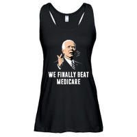 We Finally Beat Medicare Joe Biden Ladies Essential Flowy Tank