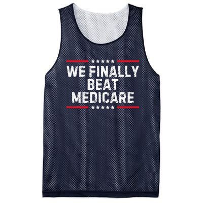 We Finally Beat Medicare Mesh Reversible Basketball Jersey Tank