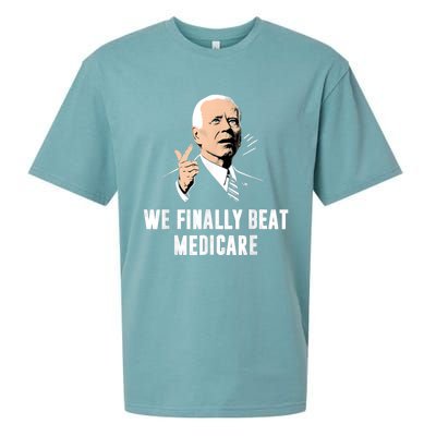 We Finally Beat Medicare Sueded Cloud Jersey T-Shirt