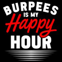 Workout Fitness Burbees Is My Happy Hour Gift City Backpack
