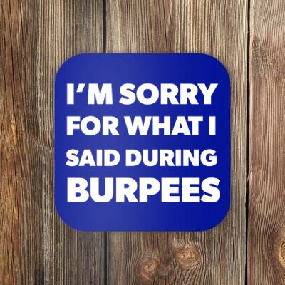 Workout Funny Burpees Gift Coaster