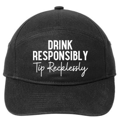 Womens Funny Bartenders Gift Bartending Bartender Gifts 7-Panel Snapback Hat