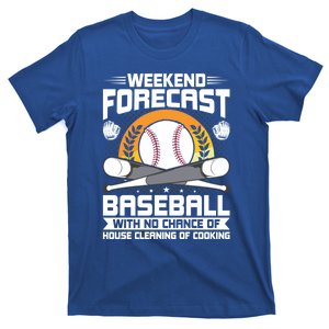 Weekend Forecast Baseball Lover Gift T-Shirt