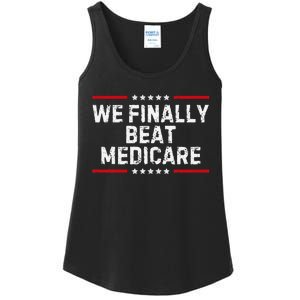 We Finally Beat Medicare Humorous Ladies Essential Tank