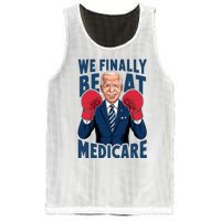 We Finally Beat Medicare Funny Biden Mesh Reversible Basketball Jersey Tank