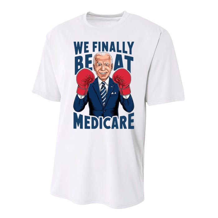 We Finally Beat Medicare Funny Biden Performance Sprint T-Shirt