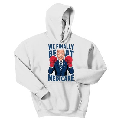 We Finally Beat Medicare Funny Biden Kids Hoodie