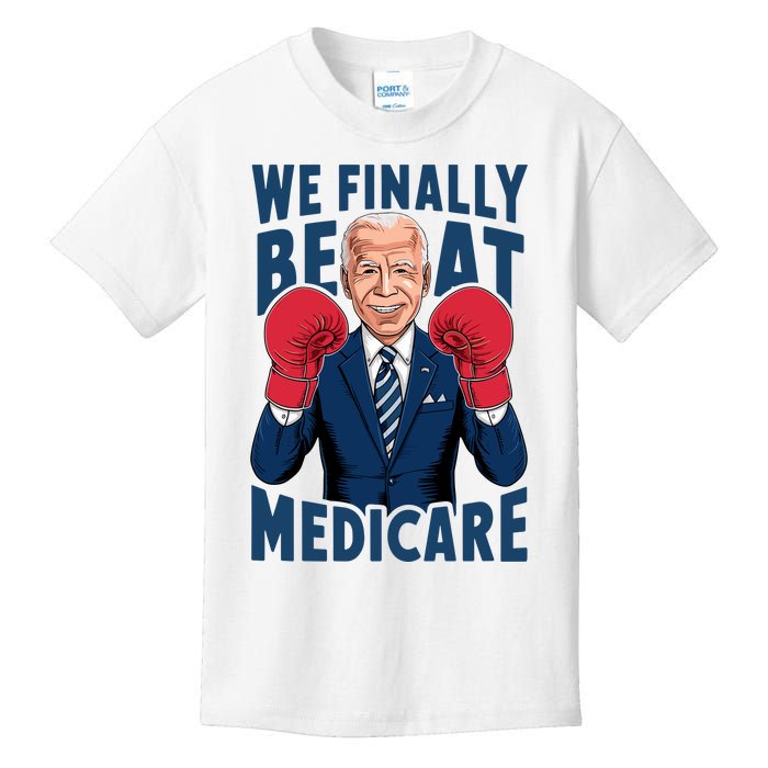 We Finally Beat Medicare Funny Biden Kids T-Shirt