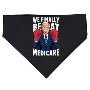 We Finally Beat Medicare Funny Biden USA-Made Doggie Bandana