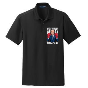 We Finally Beat Medicare Funny Biden Dry Zone Grid Polo