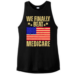 We Finally Beat Medicare Ladies PosiCharge Tri-Blend Wicking Tank