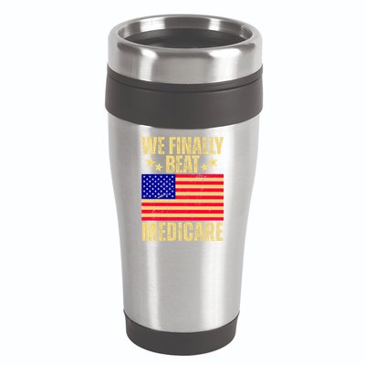 We Finally Beat Medicare 16oz Travel Tumbler