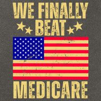 We Finally Beat Medicare Cotton Canvas Backpack