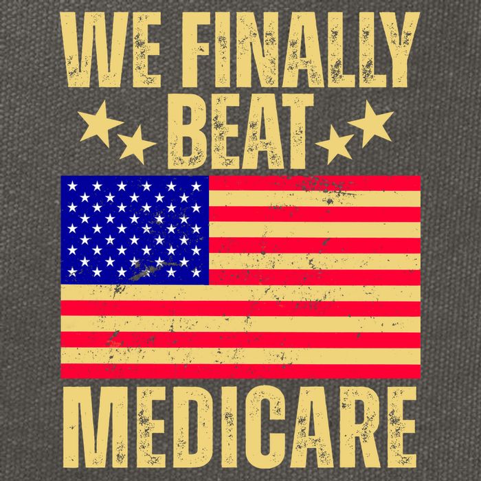 We Finally Beat Medicare Cotton Canvas Backpack