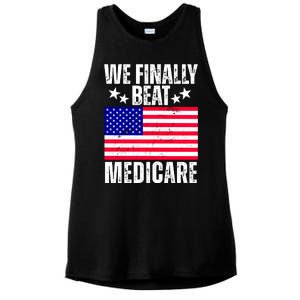 We Finally Beat Medicare Funny Politics 2024 Election Ladies PosiCharge Tri-Blend Wicking Tank