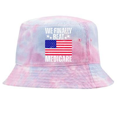 We Finally Beat Medicare Funny Politics 2024 Election Tie-Dyed Bucket Hat