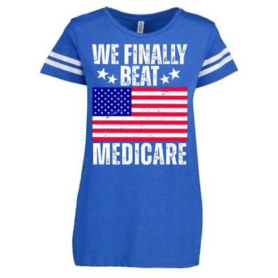 We Finally Beat Medicare Funny Politics 2024 Election Enza Ladies Jersey Football T-Shirt