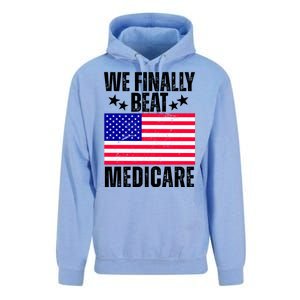 We Finally Beat Medicare Funny Politics 2024 Election Unisex Surf Hoodie