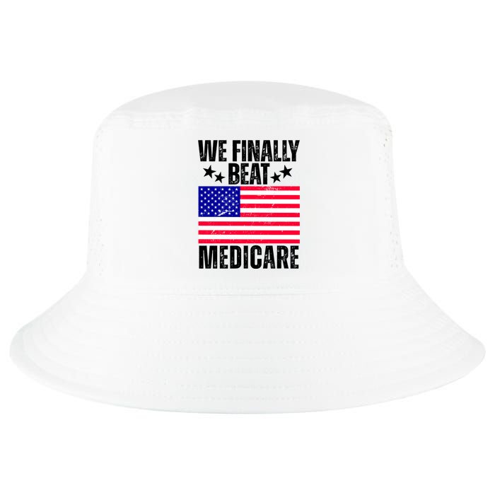 We Finally Beat Medicare Funny Politics 2024 Election Cool Comfort Performance Bucket Hat