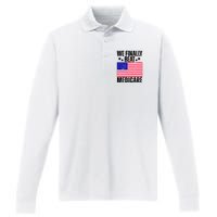 We Finally Beat Medicare Funny Politics 2024 Election Performance Long Sleeve Polo