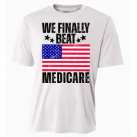 We Finally Beat Medicare Funny Politics 2024 Election Cooling Performance Crew T-Shirt