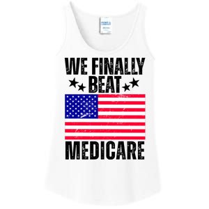 We Finally Beat Medicare Funny Politics 2024 Election Ladies Essential Tank