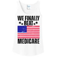 We Finally Beat Medicare Funny Politics 2024 Election Ladies Essential Tank