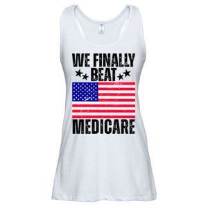 We Finally Beat Medicare Funny Politics 2024 Election Ladies Essential Flowy Tank