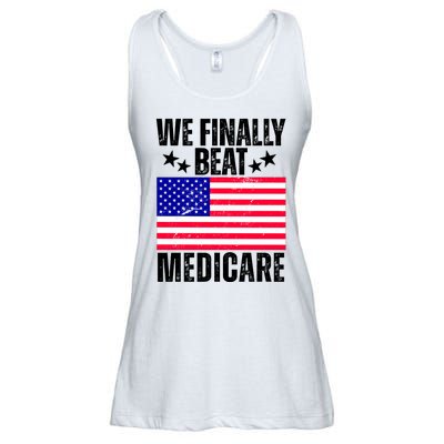 We Finally Beat Medicare Funny Politics 2024 Election Ladies Essential Flowy Tank