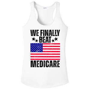 We Finally Beat Medicare Funny Politics 2024 Election Ladies PosiCharge Competitor Racerback Tank