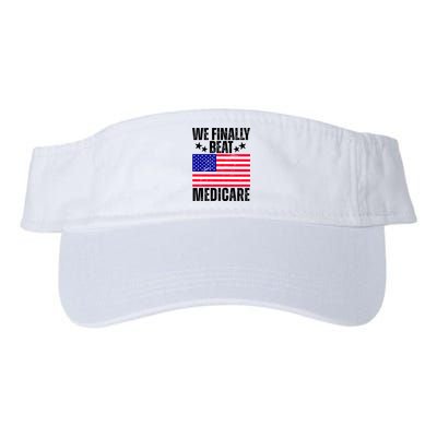 We Finally Beat Medicare Funny Politics 2024 Election Valucap Bio-Washed Visor