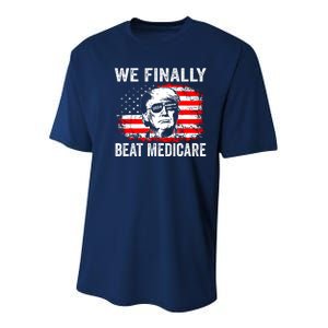 We Finally Beat Medicare Funny Biden Youth Performance Sprint T-Shirt