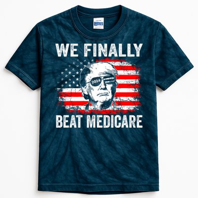 We Finally Beat Medicare Funny Biden Kids Tie-Dye T-Shirt