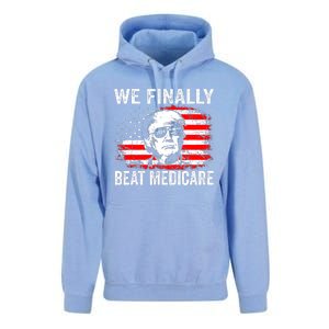 We Finally Beat Medicare Funny Biden Unisex Surf Hoodie