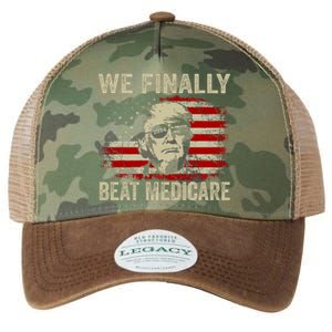 We Finally Beat Medicare Funny Biden Legacy Tie Dye Trucker Hat