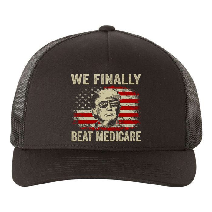 We Finally Beat Medicare Funny Biden Yupoong Adult 5-Panel Trucker Hat