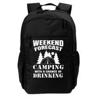 Weekend Forecast Camping With A Chance Of Drinking Themed Backpack
