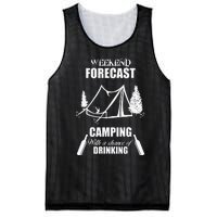 Weekend Forecast Camping With A Chance Of Drinking Mesh Reversible Basketball Jersey Tank