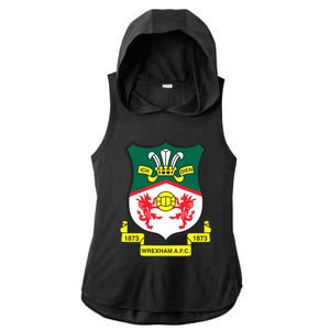 Wrexham Football Club Champion Wale Ladies PosiCharge Tri-Blend Wicking Draft Hoodie Tank